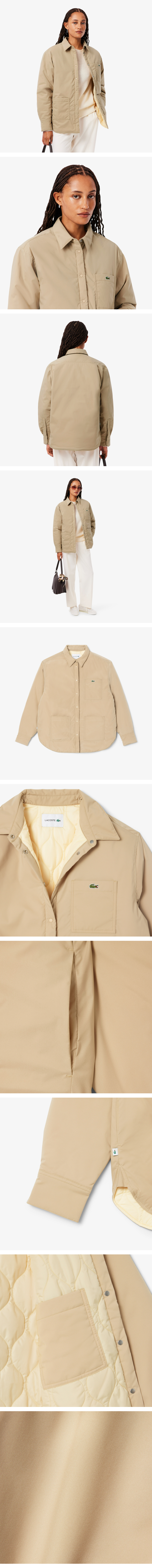 아우터형 패디드 셔츠형 점퍼, BF8421-55N