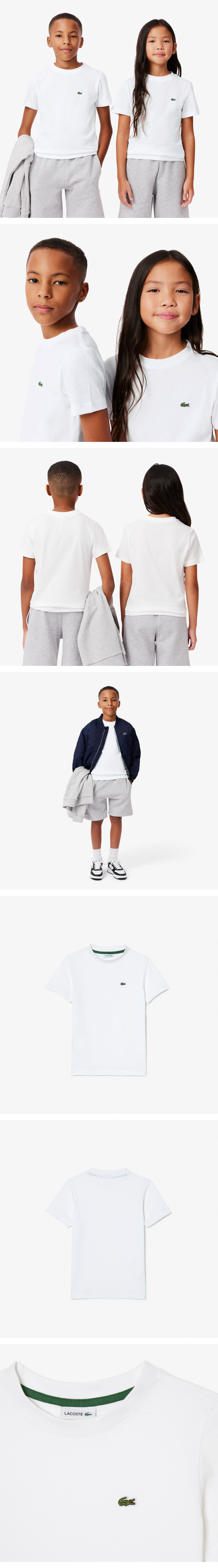 키즈 베이직 반팔 티셔츠, TJ1122-55G